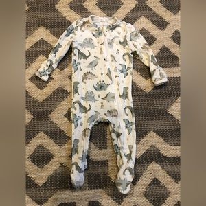 Angel dear 3-6 month Dino footed pajamas